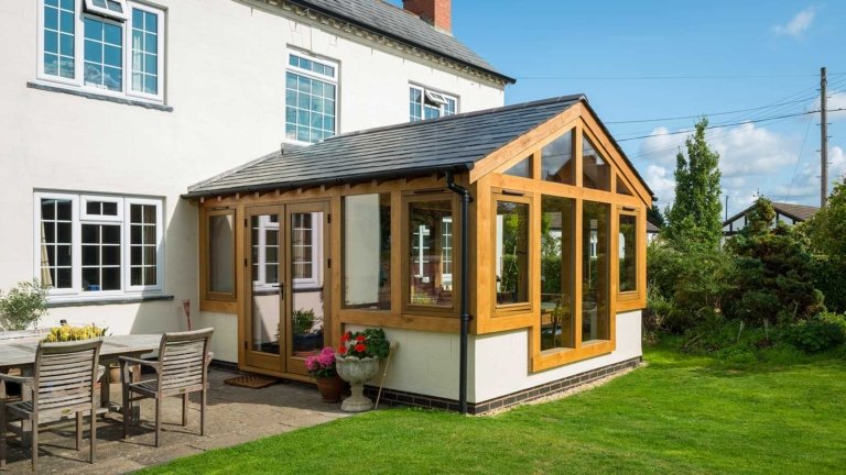 Oak frame conservatory