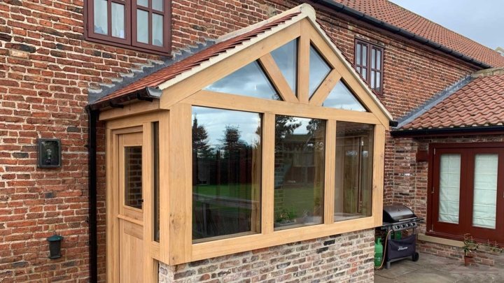 Oak Enclosed Porch | Enclosed Glazed Oak Porch Plans & Ideas