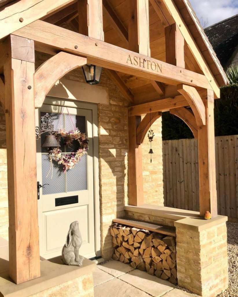 Oak Framed Porch Designs and Plans | Oak Porch Ideas