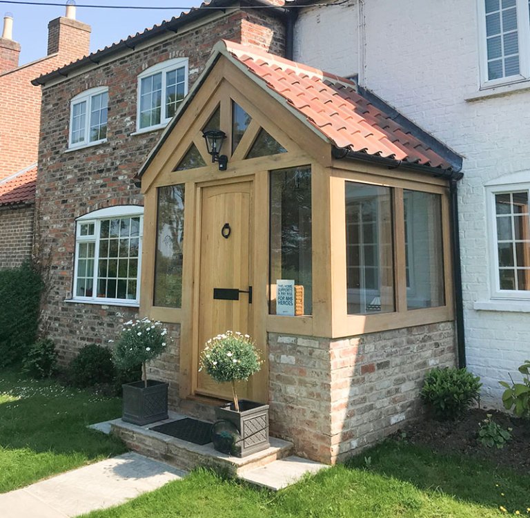 Oak Enclosed Porch | Enclosed Glazed Oak Porch Plans & Ideas