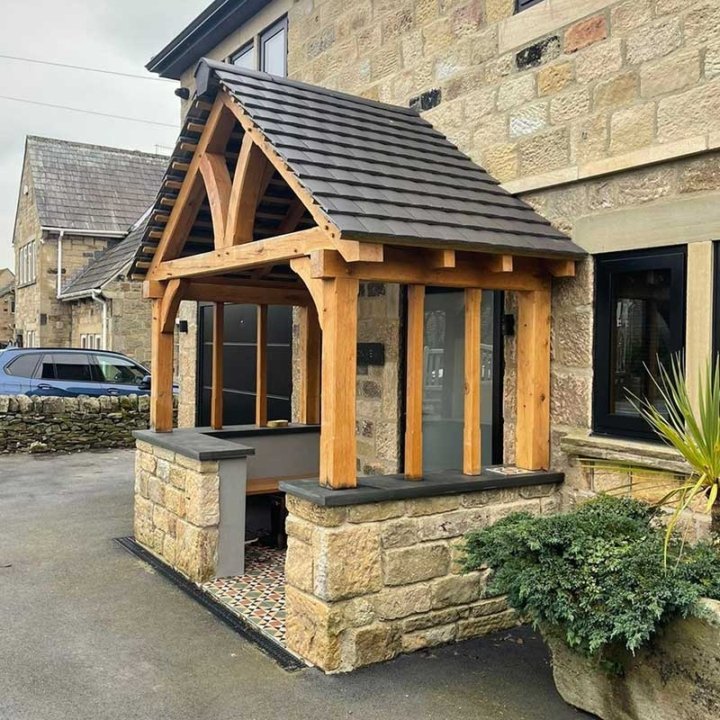 Oak Framed Porch Designs and Plans | Oak Porch Ideas