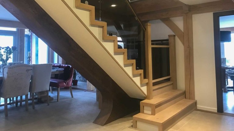Gorgeous oak staircase