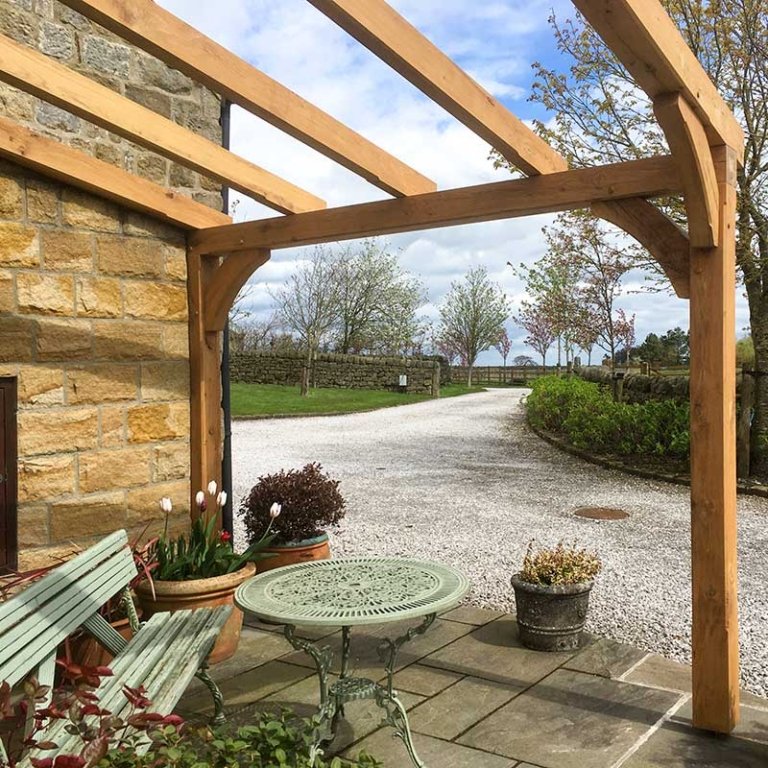 Oak Pergola, Pergola, Garden Pergola, Oak Framework