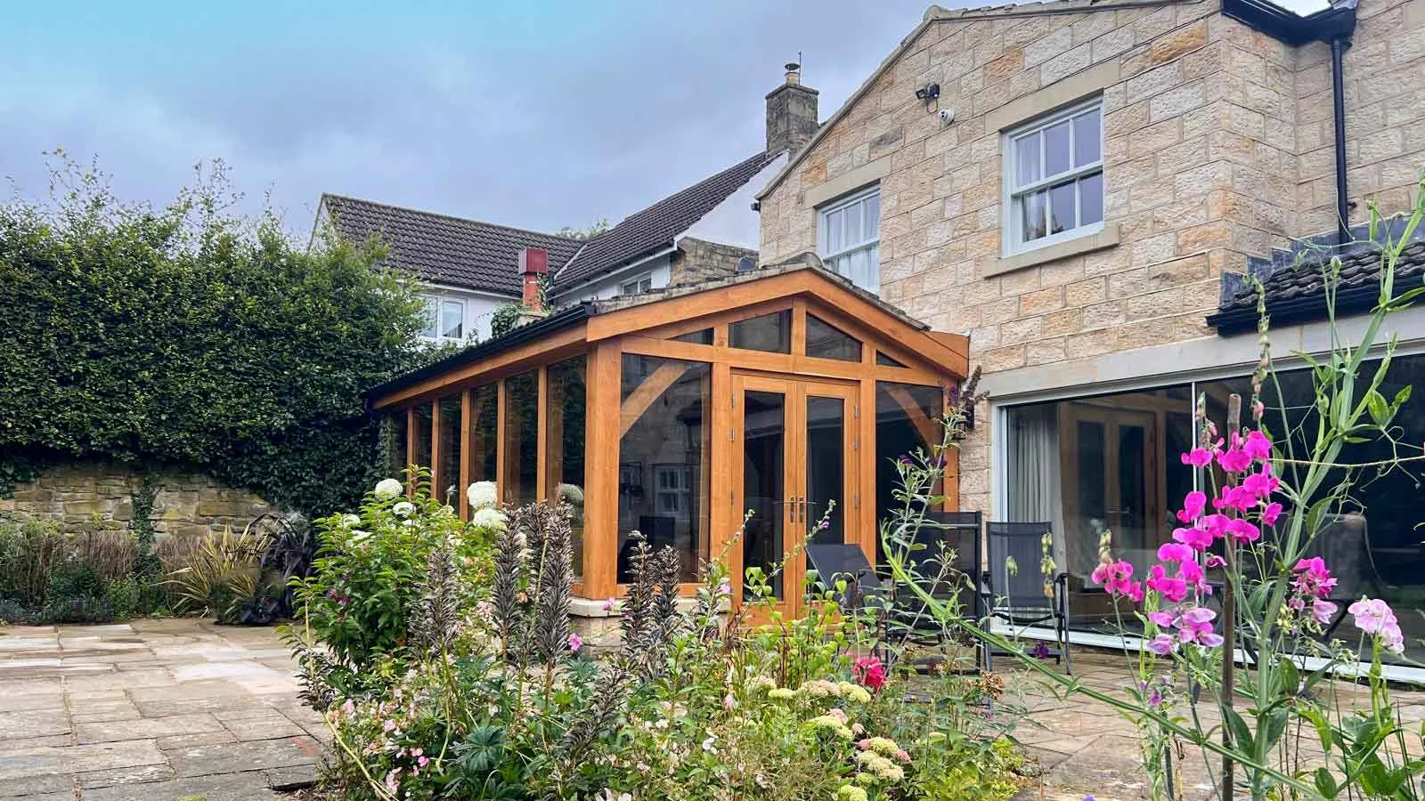 oak sunroom